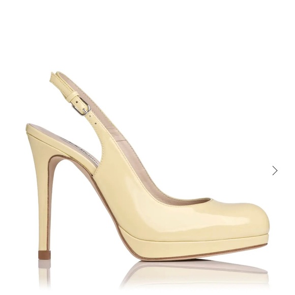 LK Bennett Shoes - LK Bennett Clemmie Slingbacks Patent Ivory Cream color Size 7